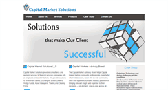 Desktop Screenshot of capmarketsolutions.com